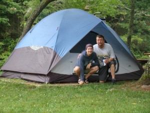 Father/Daughter biking and camping trip to Galax, VA in July