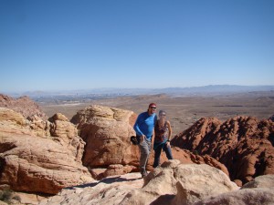 Taking advantage of Steve's work trip to Vegas with a climbing weekend in Red Rock Canyon, NV at the end of October